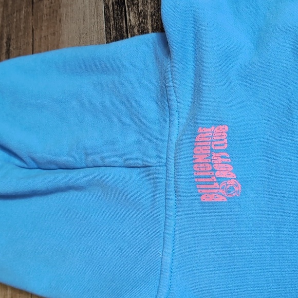 Billionaire Boys Club Embroidered Hoodie Size Small In Baby Blue - Picture 6 of 9